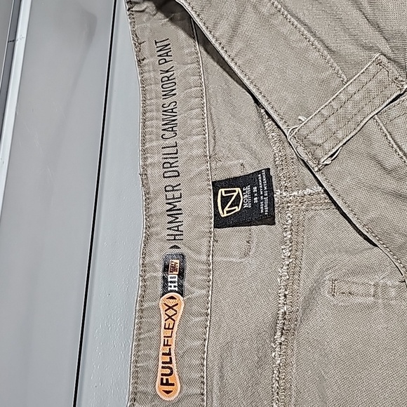 Noble Outfitters 38x36 beige fullflexx hammer drill canvas work pants - Picture 7 of 8